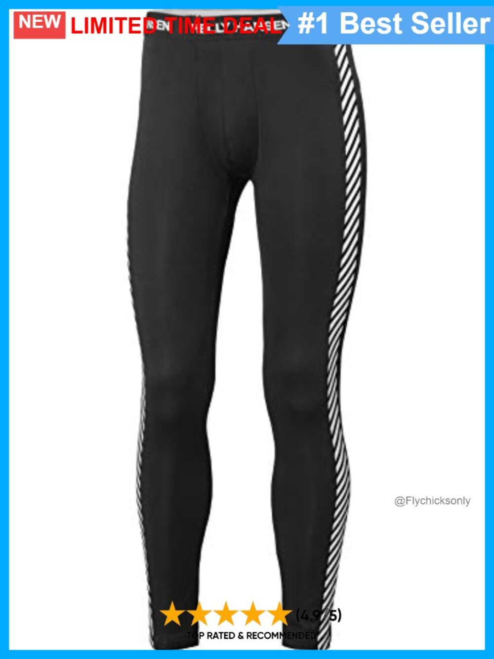 Helly Hansen Men's LIFA Lightweight Thermal Baselayer Pants Quick Dry Moisture